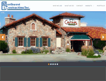 Tablet Screenshot of northwestcontracting.com